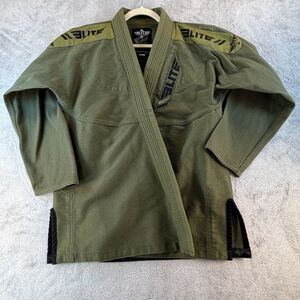 Elite Sports BJJ Gi Top A2 Green Brazilian Jiu Jitsu Jacket